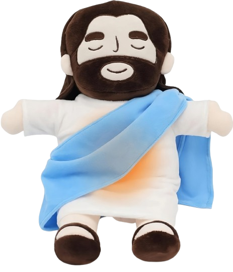 Peluche de Jesusito que respira